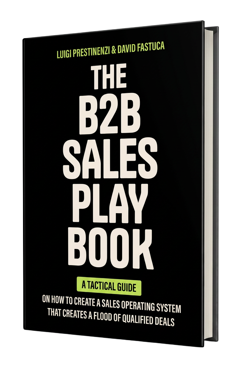 The B2B Sales Playbook, co-authored by Luigi Prestinenzi and David Fastuca